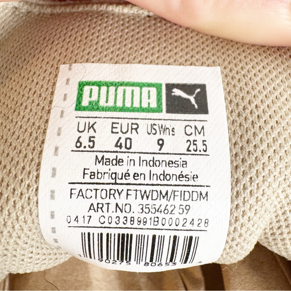 Puma | Suede Classic XXI Womens Shoes in Granola/Warm White Sz. 9 - Picture 9 of 11